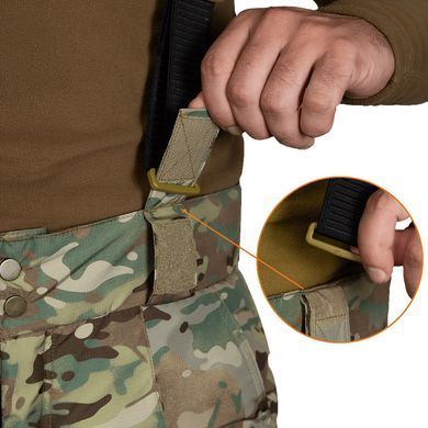 Зимние брюки Camotec Patrol Dewspo RS с подтяжками Temploft мультикам размер M cmt7358bls-M фото