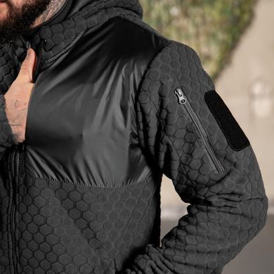 Флисовая кофта Hexagon Hybrid со вставками соты серая размер S buy97901-S фото