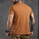 Чоловіча футболка 7.62 Tactical кулір з принтом Воїн койот розмір M buy88013bls-M фото 2