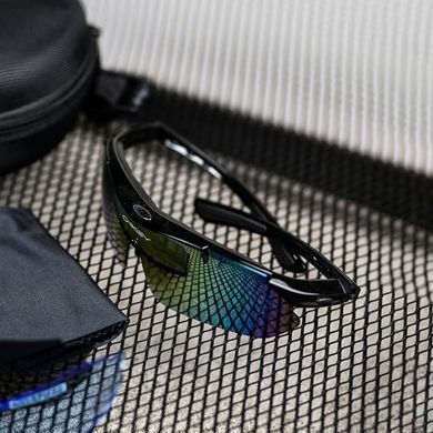 Тактические очки Oakley с 5-ю сменными линзами и чехлом черные buy94147bls фото