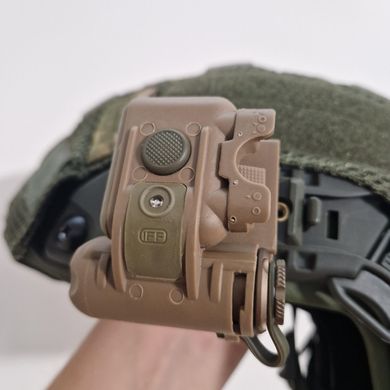 Акумуляторний Ліхтар Helmet Light Set Gen 2 із кріпленням на шолом / Налобний Ліхтарик койот  nh230bls фото