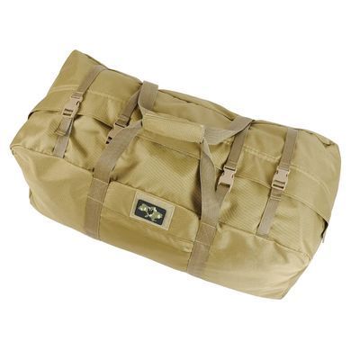 Прочная сумка-баул 100Л с 3-мя карманами койот 82х37х33 см kib2806-0203-00-1bls-к фото