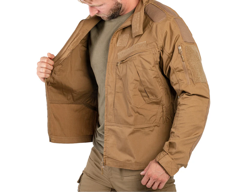 Чоловіча куртка-кітель  Sturm Mil-Tec Chimera Combat Jacket койот розмір S bkr10516719-Sbls-S фото