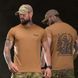 Потовідвідна футболка Born of War з принтом Para Bellum койот розмір S buy96904bls-S фото 1