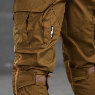 Мужские штаны с наколенниками 7.62 рип-стоп / Брюки с эластичными вставками койот размер M buy86713bls-M фото
