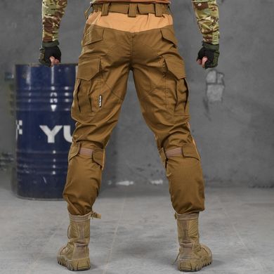 Мужские штаны с наколенниками 7.62 рип-стоп / Брюки с эластичными вставками койот размер M buy86713bls-M фото