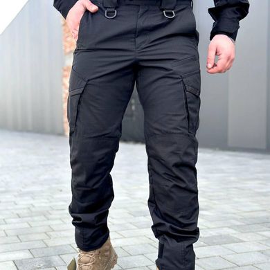 Мужской костюм "Caiman R&M 2.0" Убакс с липучками для шевронов + Брюки с усиленными коленями черный размер S for00924bls-S фото