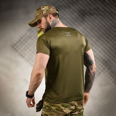 Потоотводная футболка Born of War с принтом Молодость олива размер XL buy96185bls-XL фото