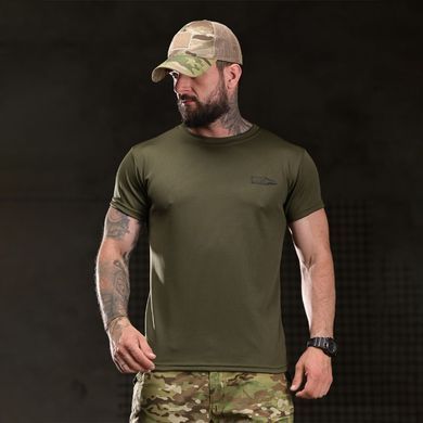 Потовідвідна футболка Born of War з принтом Para Bellum олива розмір S buy96903bls-S фото