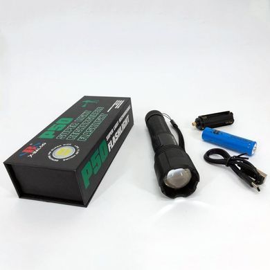 Тактический ручной фонарь Bailong BL-Z01-P50 черный ws11293bls фото