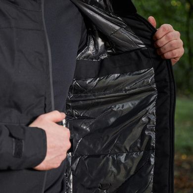 Зимняя мужская Куртка Call Dragon с Капюшоном и подкладкой Omni-Heat рип-стоп черная размер S M-65-5bls-S фото