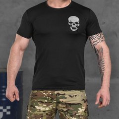 Потоотводящая мужская футболка Odin Coolmax с принтом "Skull" черная размер M buy85775bls-M фото
