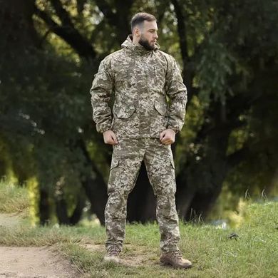 Костюм Горка Spider на синтепоне Куртка с капюшоном + Брюки пиксель размер S for04283bls-S фото
