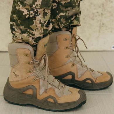Мужские демисезонные Ботинки Vogel Tactical с мембраной / Водонепроницаемые кожаные Берцы койот размер 40 50333bls-40 фото