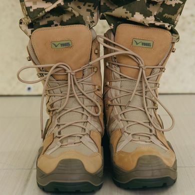 Мужские демисезонные Ботинки Vogel Tactical с мембраной / Водонепроницаемые кожаные Берцы койот размер 40 50333bls-40 фото
