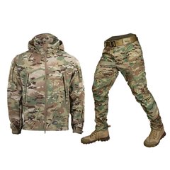 Мужской зимний Комплект Куртка M-TAC + Брюки CamoTec «Stalker Vent» / Полевая форма SoftShell на флисе мультикам размер S sd3551bls-S фото