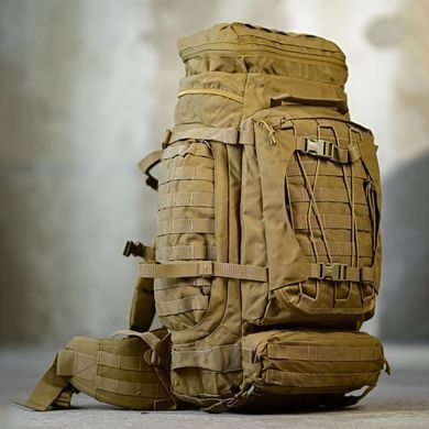 Тактичний рюкзак 2E Tactical Large Capacity 90 л з системою кріплення Molle койот buy94926bls фото