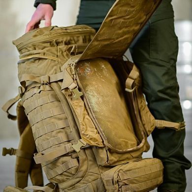 Тактичний рюкзак 2E Tactical Large Capacity 90 л з системою кріплення Molle койот buy94926bls фото