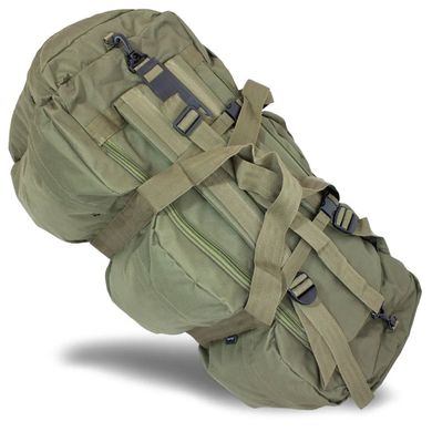 Баул 98л Mil-Tec Combat Duffle Bag Tap з регульованими лямками олива розмір 85 x 34 x 29  str25652bls фото