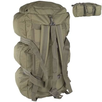 Баул 98л Mil-Tec Combat Duffle Bag Tap с регулируемыми лямками олива размер 85 x 34 x 29 str25652bls фото