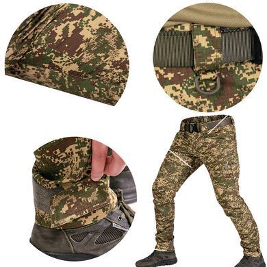 Штаны Camo-Tec Герць Rip-Stop Teflon хищник размер S cmt8070bls-S фото