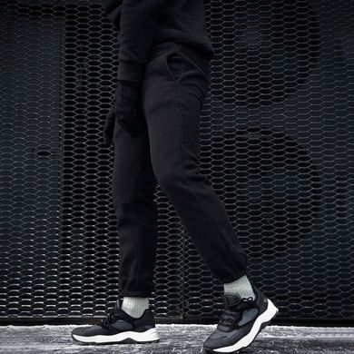Чоловічий флісовий Костюм Fleece / Зимовий спортивний Комплект Кофта + Штани чорний розмір M 1532472808bls-M фото