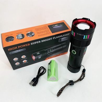 Ручний ліхтар Bailong Night Vision NV-708 з функцією Power Bank чорний 18,8x6x4,8 см ws43694bls фото