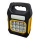 Ліхтар JY-978D-LED+12COB з функцією power bank та сонячною батареєю жовтий  ws44592-1bls фото 2