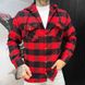 Мужская рубашка в клеточку oversize красная размер M buy59956bls-M фото 1
