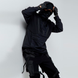Мужской Анорак  из плащевки / Куртка- Ветровка с капюшоном черная размер S tr00001762-чорнийbls-S фото 3