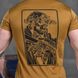 Потовідвідна чоловіча футболка Odin coolmax з принтом "Welcome" койот розмір M buy85515bls-M фото 5