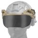 Защитные флип очки на шлем Fast с 2-мя сменными линзами койот bkrокуляриbls-к фото
