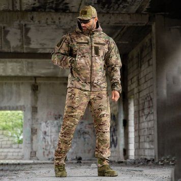 Тактична форма 3в1 Terambit Куртка та Штани + Бейсболка мультикам розмір S buy97355bls-S фото