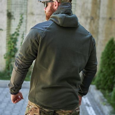 Флисовая кофта R-Military Shark Skin с нейлоновыми накладками олива размер S bkr440087bls-S фото