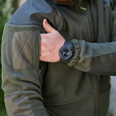 Флисовая кофта R-Military Shark Skin с нейлоновыми накладками олива размер S bkr440087bls-S фото
