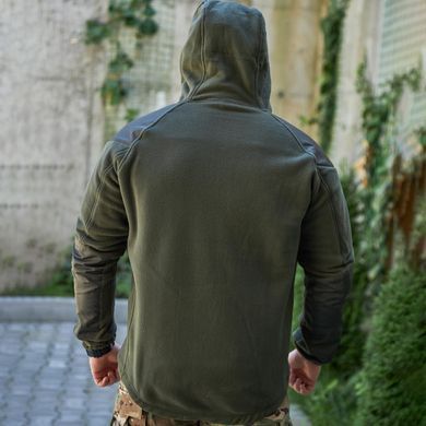 Флисовая кофта R-Military Shark Skin с нейлоновыми накладками олива размер S bkr440087bls-S фото