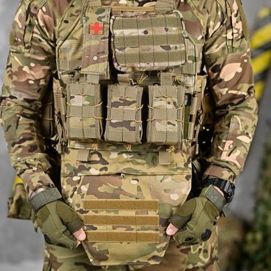 Плитоноска Cordura в сборе с РПС и подсумками мультикам размер универсальный buy91881bls фото