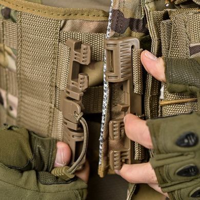 Плитоноска Cordura в сборе с РПС и подсумками мультикам размер универсальный buy91881bls фото