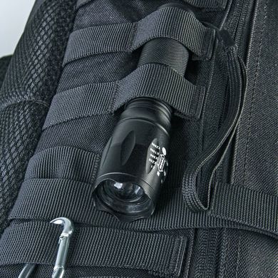 Водоотталкивающий Рюкзак Cordura 25л с системой MOLLE / Прочный Ранец черный размер 50х30х25 см ws34293bls фото