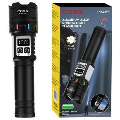 Ручной фонарь Bailong Night Vision Fluorescence CB-A282-TG+COB с магнитом для крепления черный 4,6&times;19 см ws34295bls фото