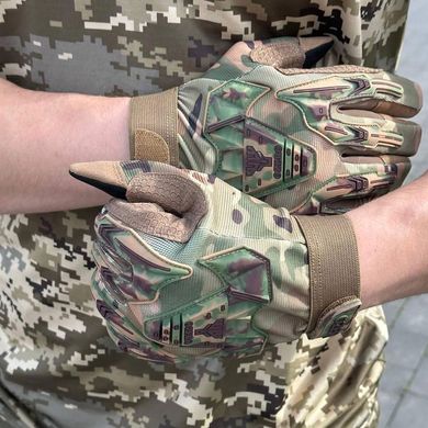 Сенсорные перчатки OZERO с защитой от ударов мультикам размер М for00472bls-M фото
