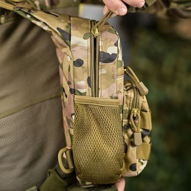 Тактическая нагрудная cумка Practic с системой крепления Molle и велкро мультикам buy91409bls фото