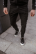 Бавовняні спортивні штани Intruder Dazzle двонитка / Зручні Брюки чорні з камуфляжними вставками розмір S 1617010873bls-S фото 7