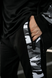 Бавовняні спортивні штани Intruder Dazzle двонитка / Зручні Брюки чорні з камуфляжними вставками розмір S 1617010873bls-S фото 8