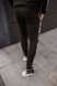 Бавовняні спортивні штани Intruder Dazzle двонитка / Зручні Брюки чорні з камуфляжними вставками розмір S 1617010873bls-S фото 5
