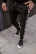 Бавовняні спортивні штани Intruder Dazzle двонитка / Зручні Брюки чорні з камуфляжними вставками розмір S 1617010873bls-S фото 4