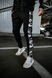 Бавовняні спортивні штани Intruder Dazzle двонитка / Зручні Брюки чорні з камуфляжними вставками розмір S 1617010873bls-S фото 2