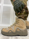 Мужские кожаные Ботинки Vogel с мембраной и полиуретановой подошвой / Всесезонные Берцы песок размер 40 12559bls-40 фото 1