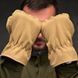 Тактичні рукавиці повнопалі Softshell на флісі койот розмір M buy97468bls-M фото 6