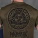Потовідвідна Футболка Coolmax з принтом RAGNAROK та липучками під шеврони олива розмір S buy85881bls-S фото 7